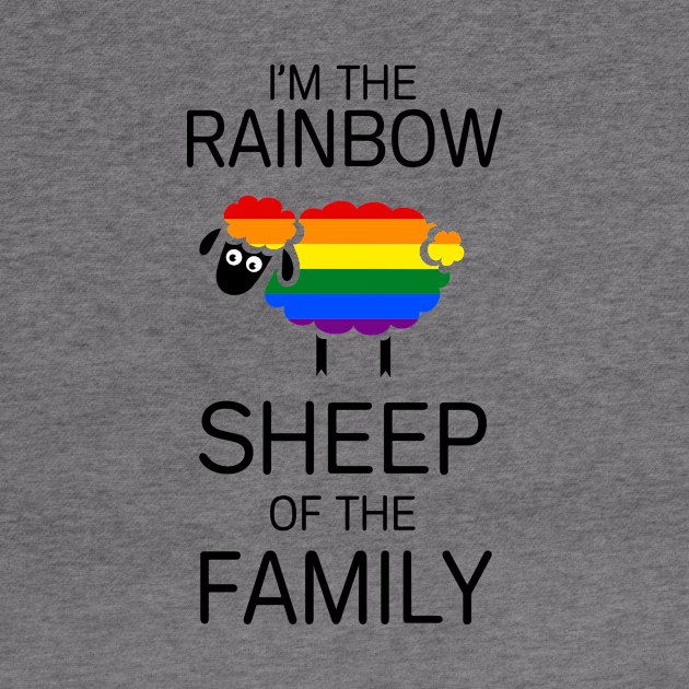 I am the Rainbow Sheep of the Family by N8I